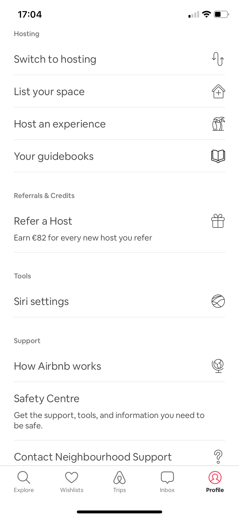Airbnb screenshot 1