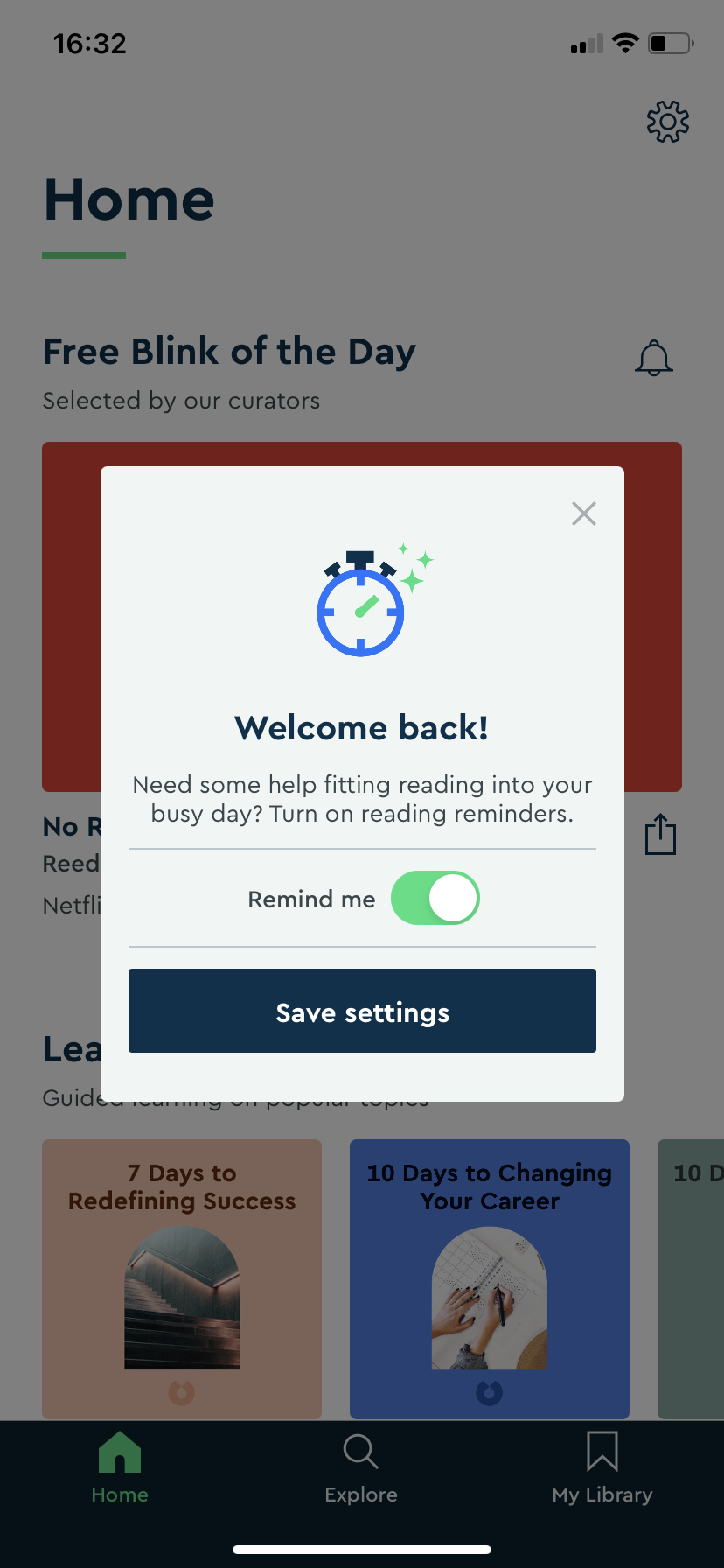 Blinkist screenshot 1