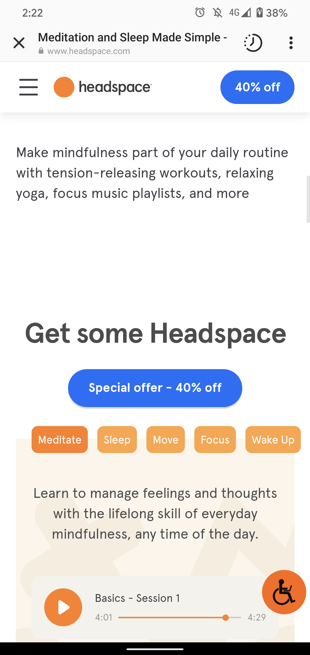Headspace screenshot 4