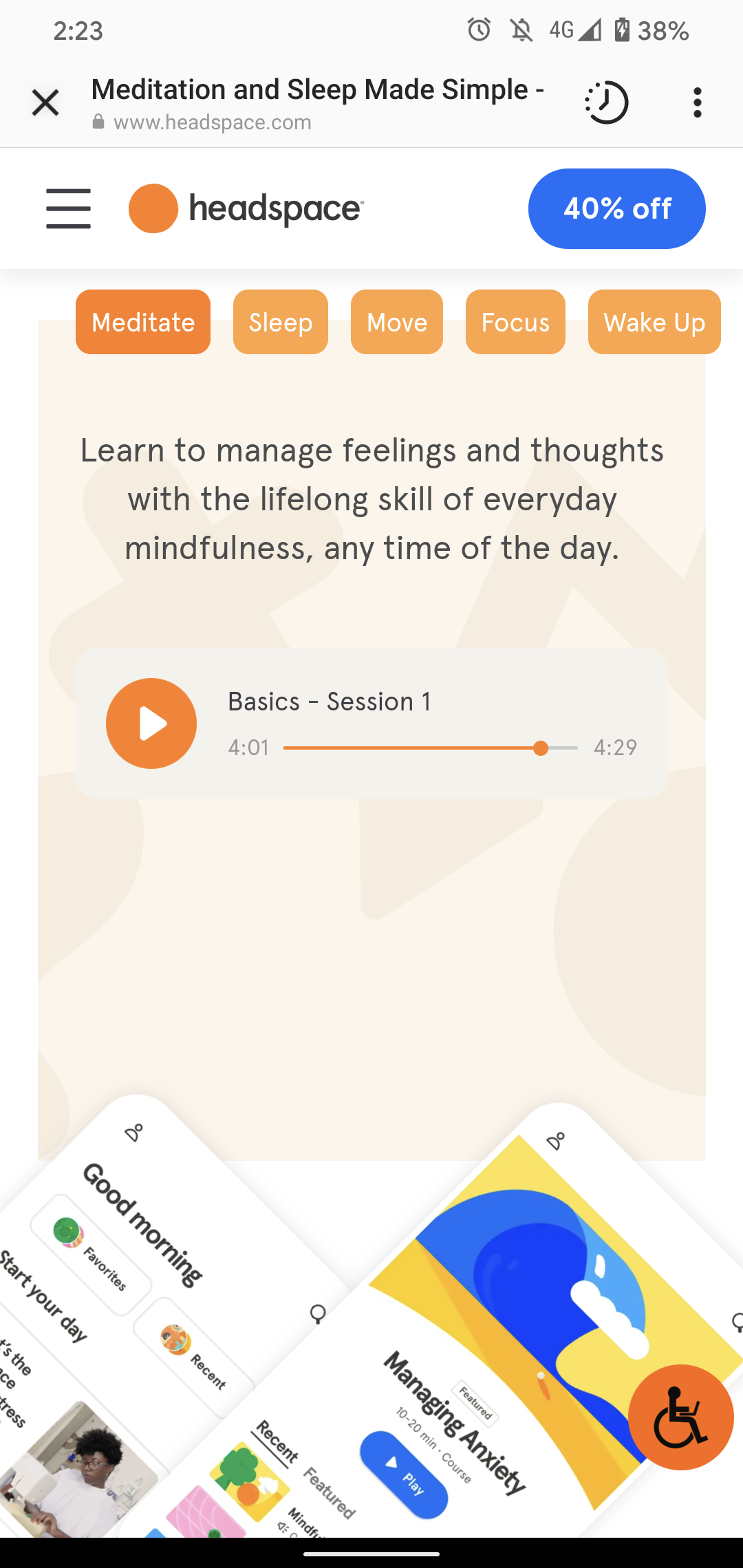 Headspace screenshot 5