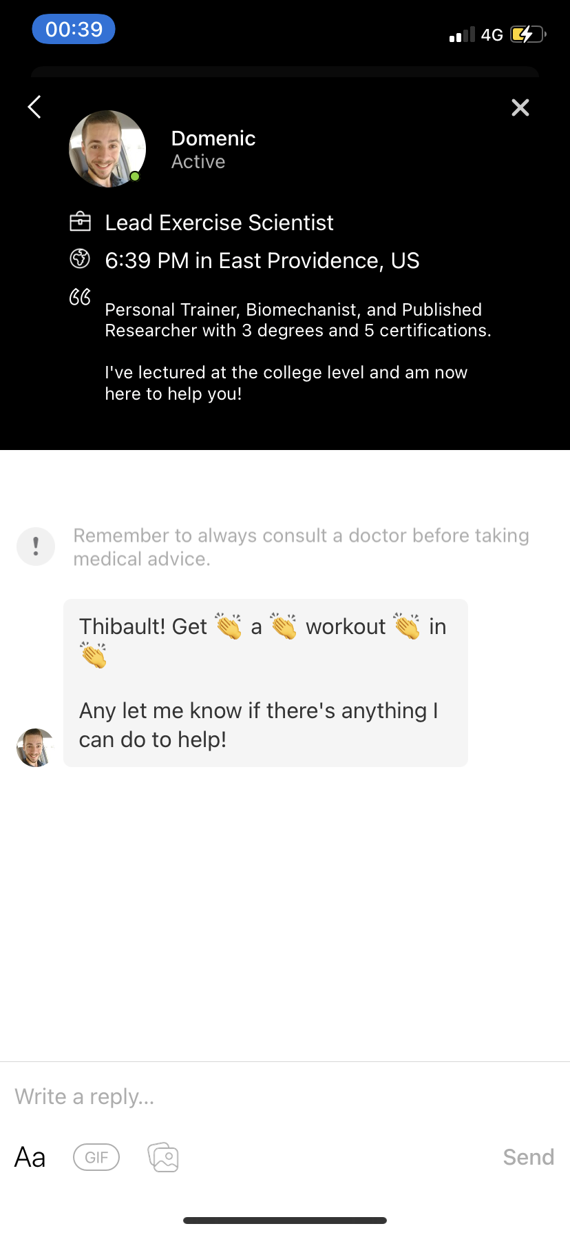FitnessAI screenshot 2