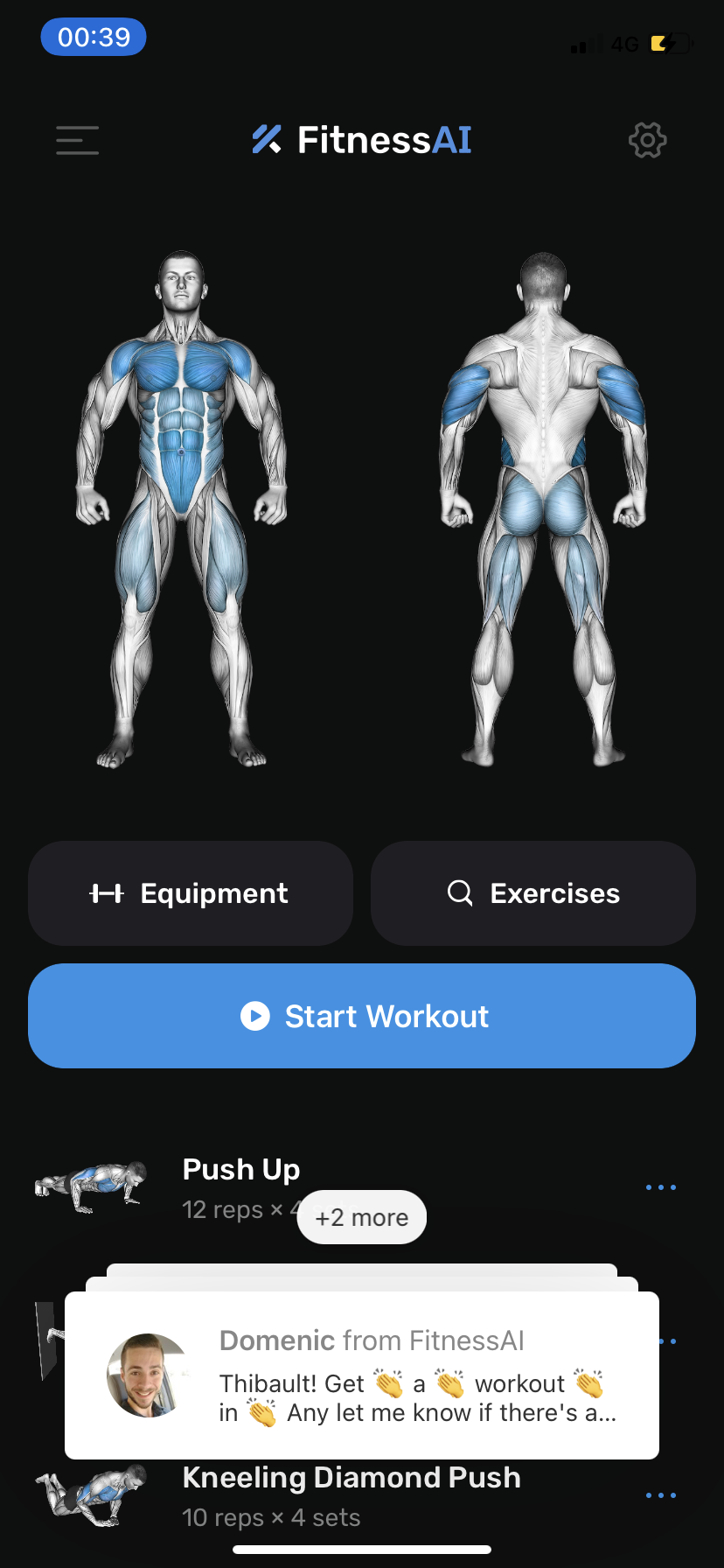 FitnessAI screenshot 1