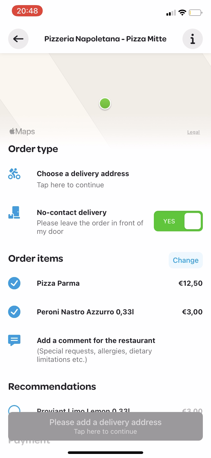 Wolt - Buying something - Screen 6