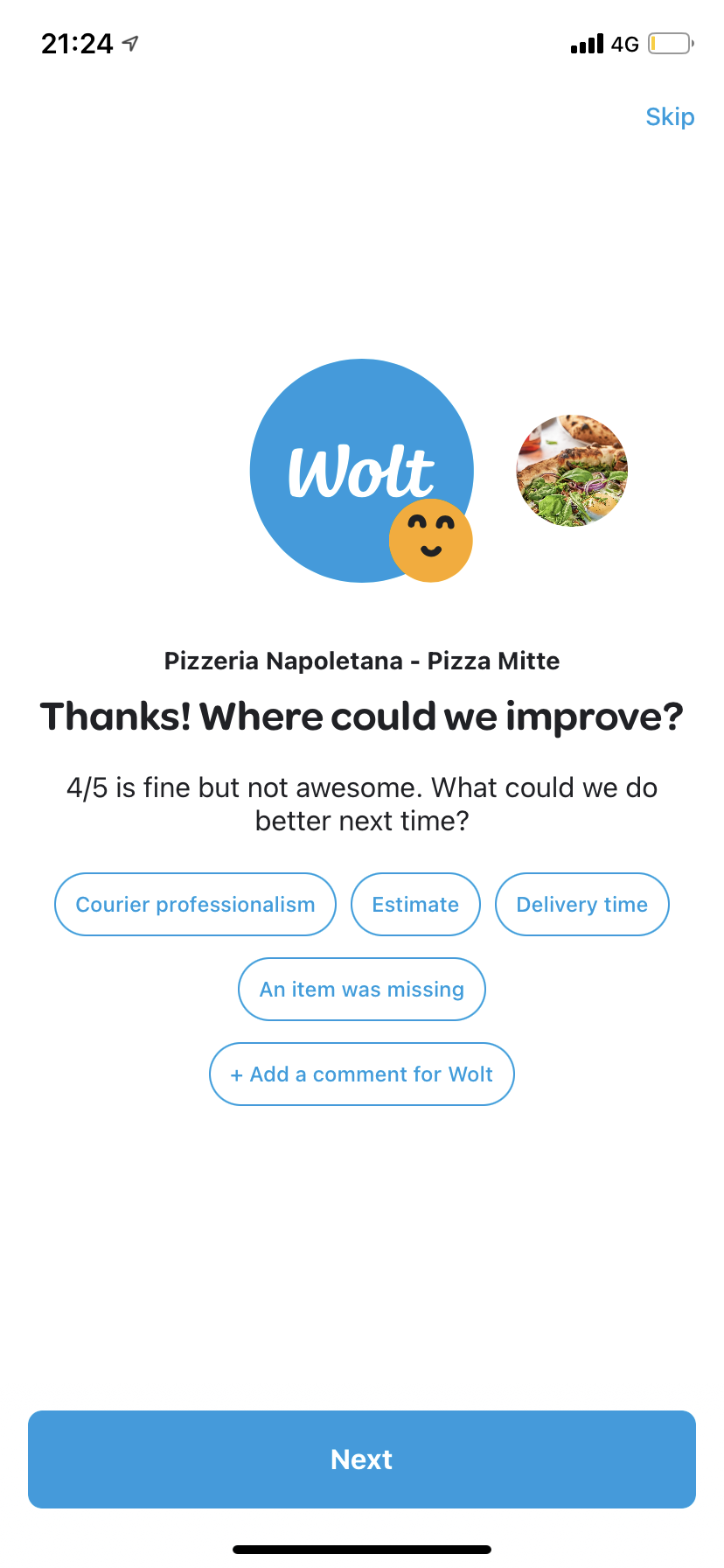 Wolt - Buying something - Screen 17