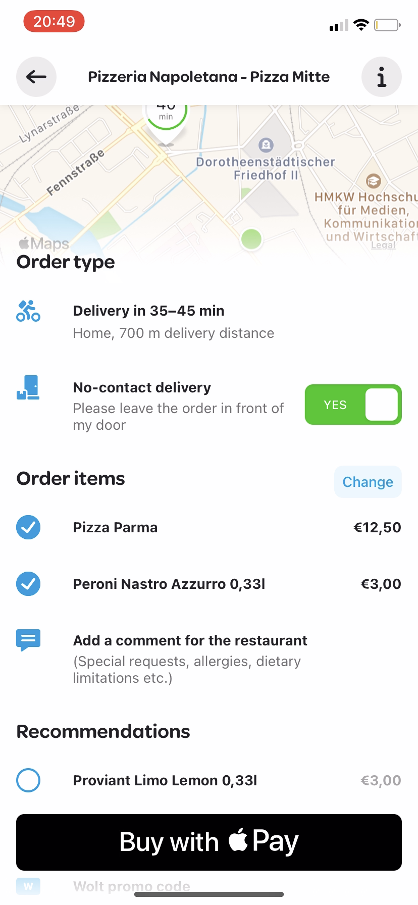 Wolt - Buying something - Screen 12