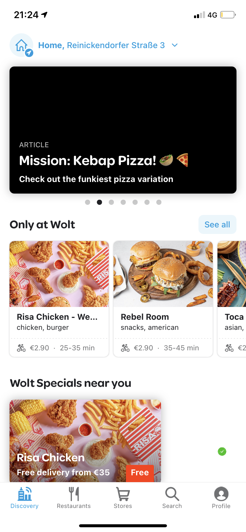 Wolt - Buying something - Screen 21