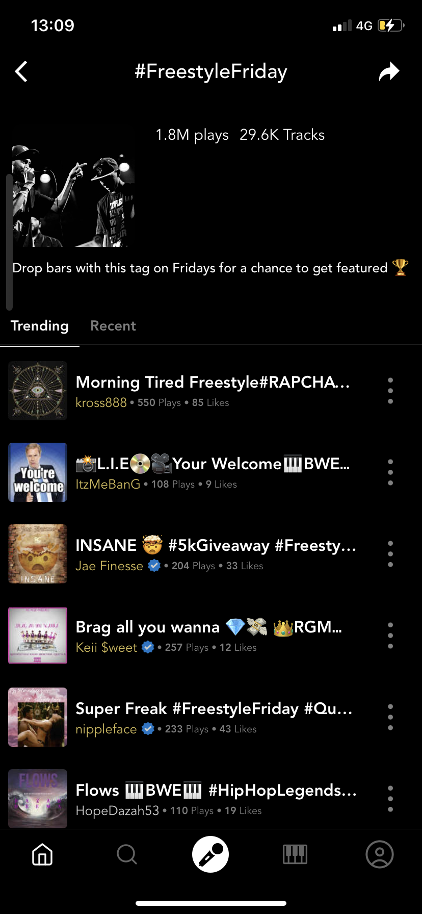 Rapchat screenshot 2