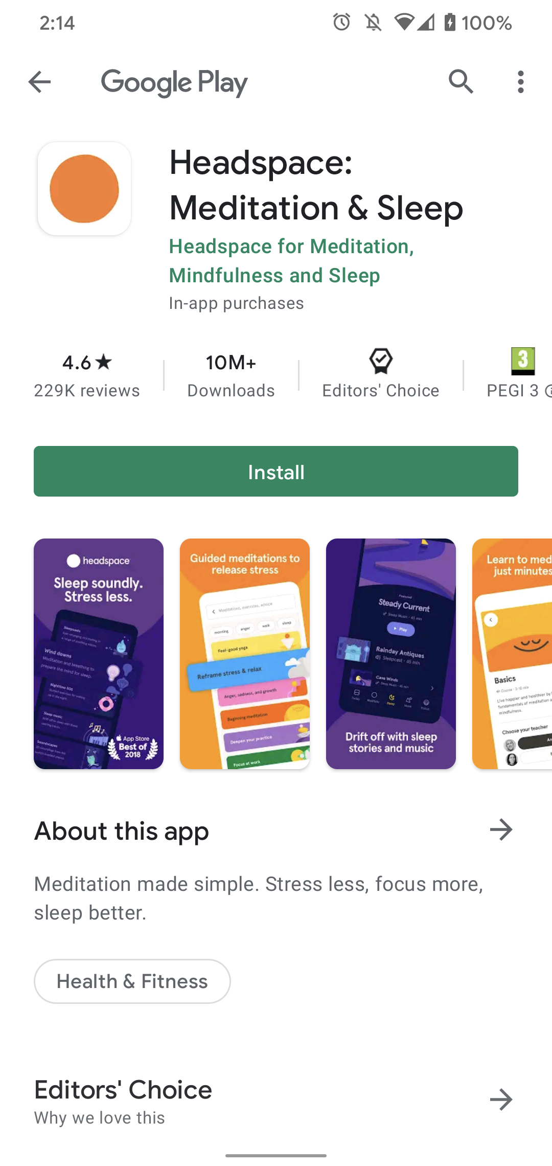 Headspace screenshot 3