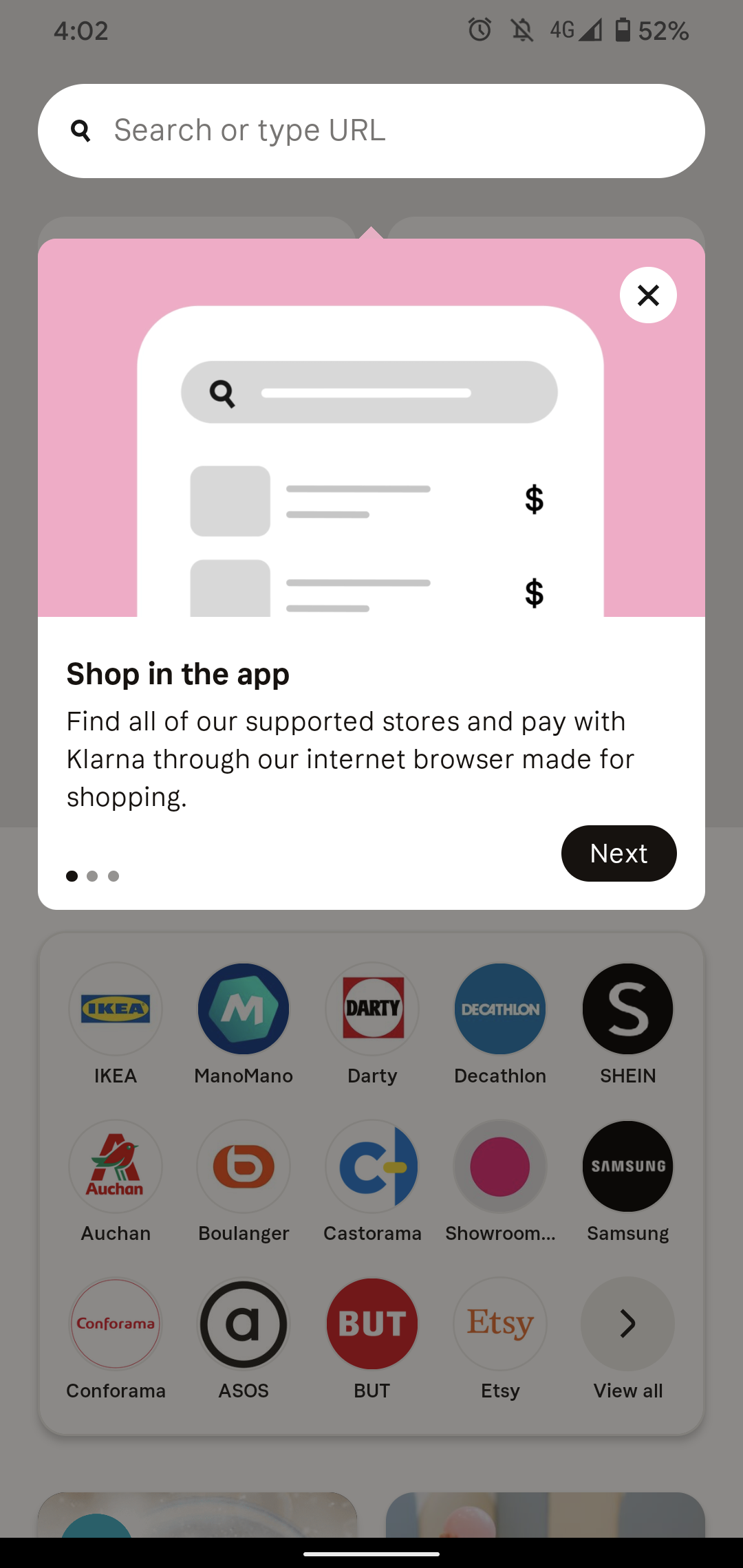 Klarna screenshot 1