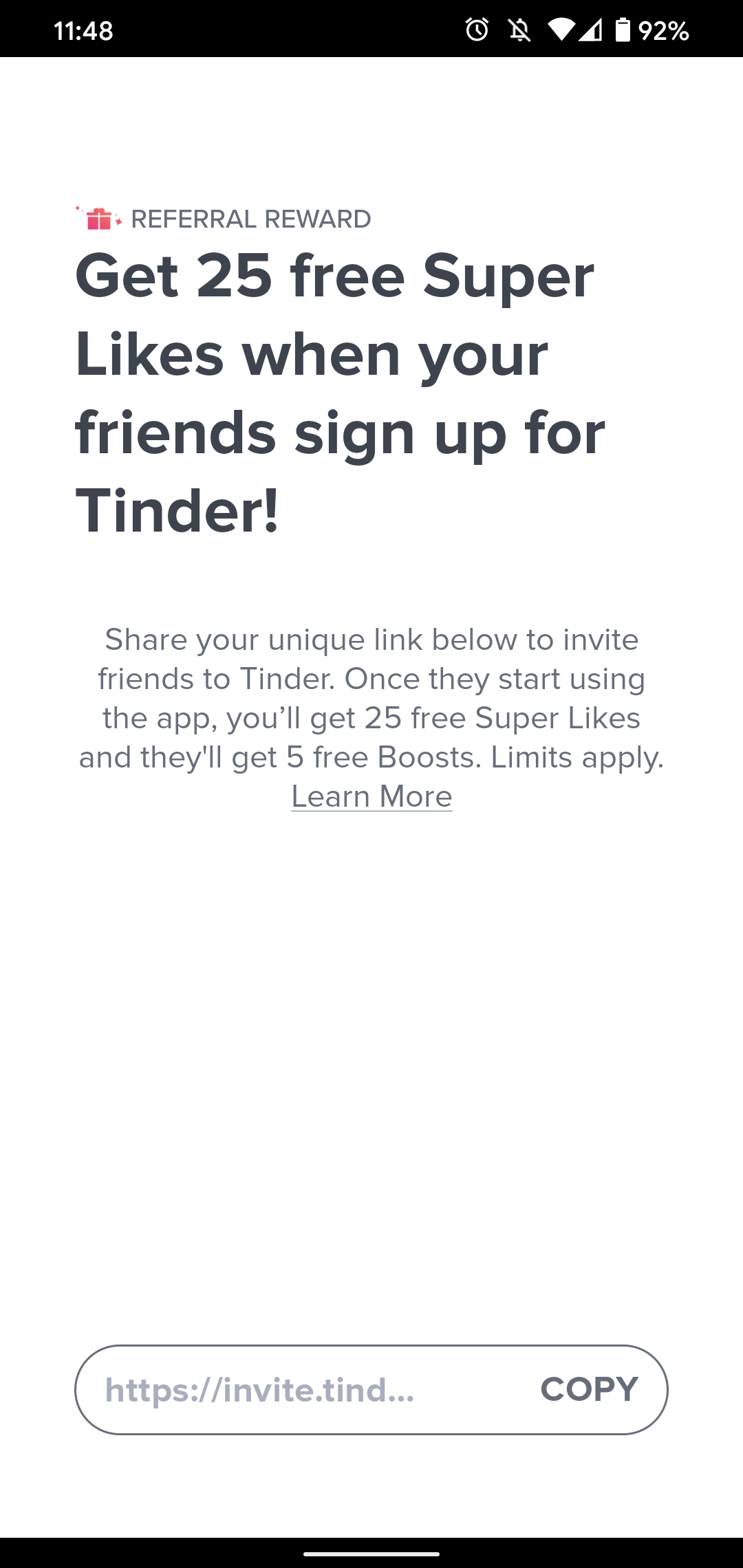 Tinder screenshot 2