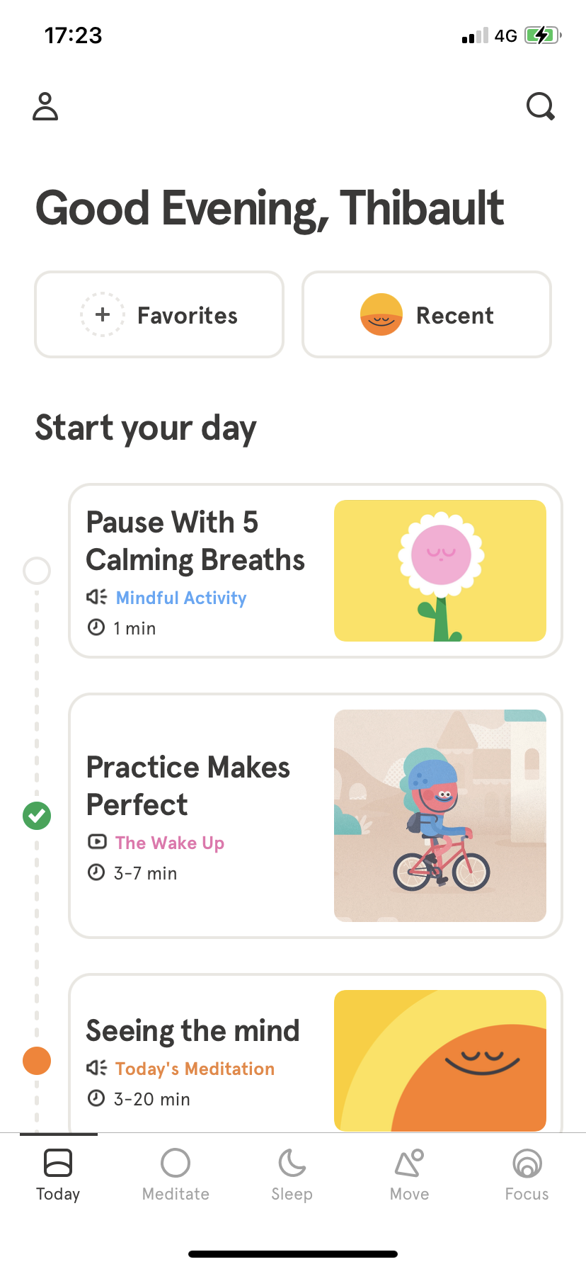 Headspace screenshot 1