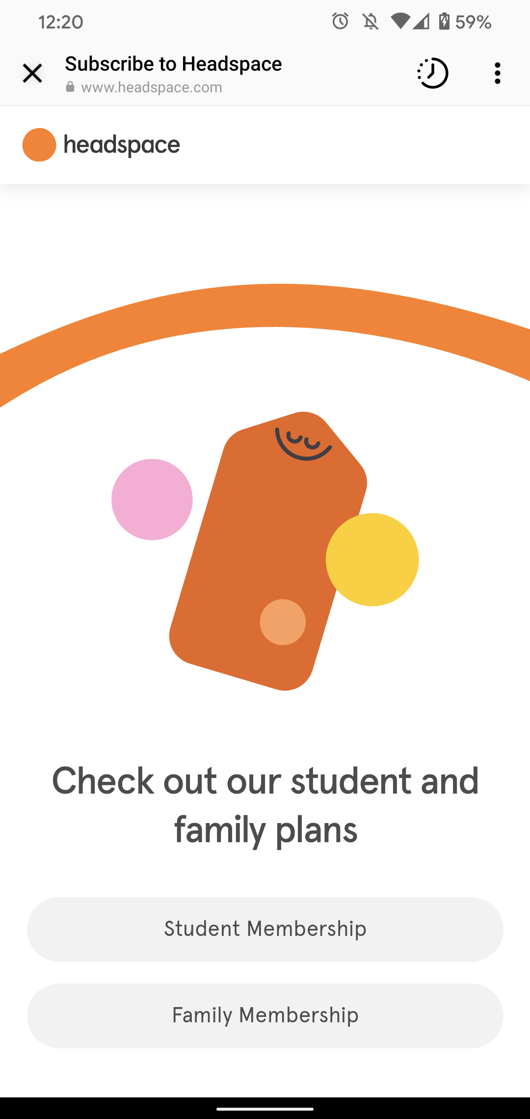 Headspace screenshot 1