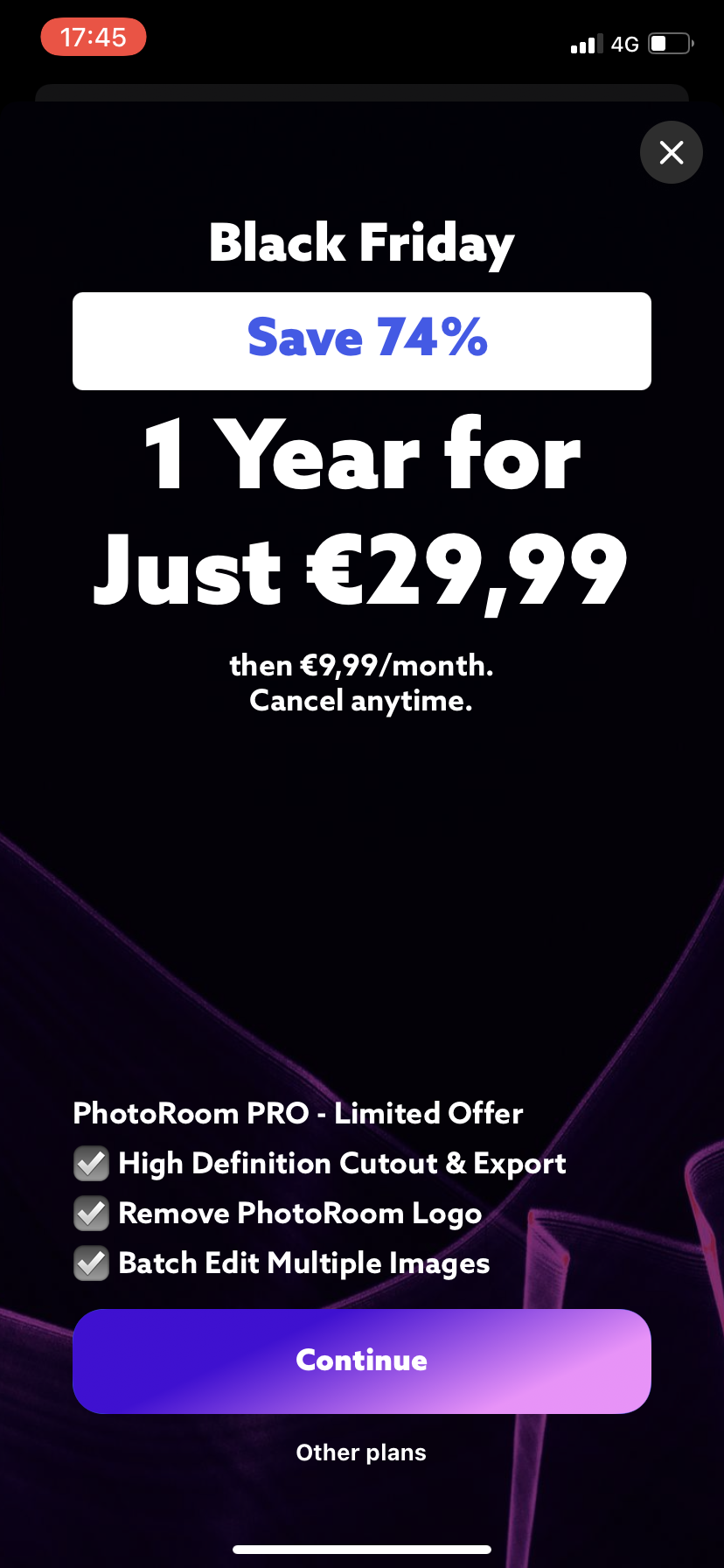 Photoroom screenshot 1