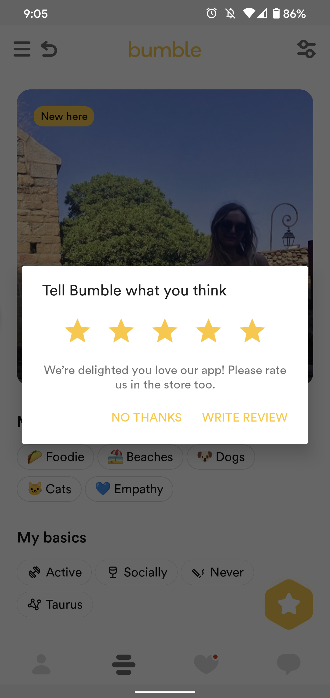 Bumble screenshot 3