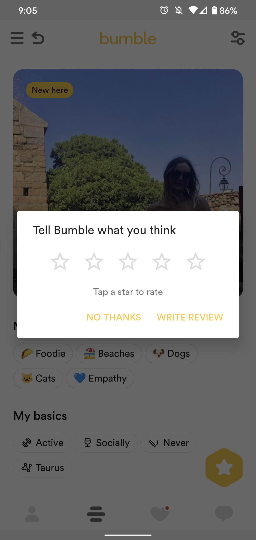 Bumble screenshot 1